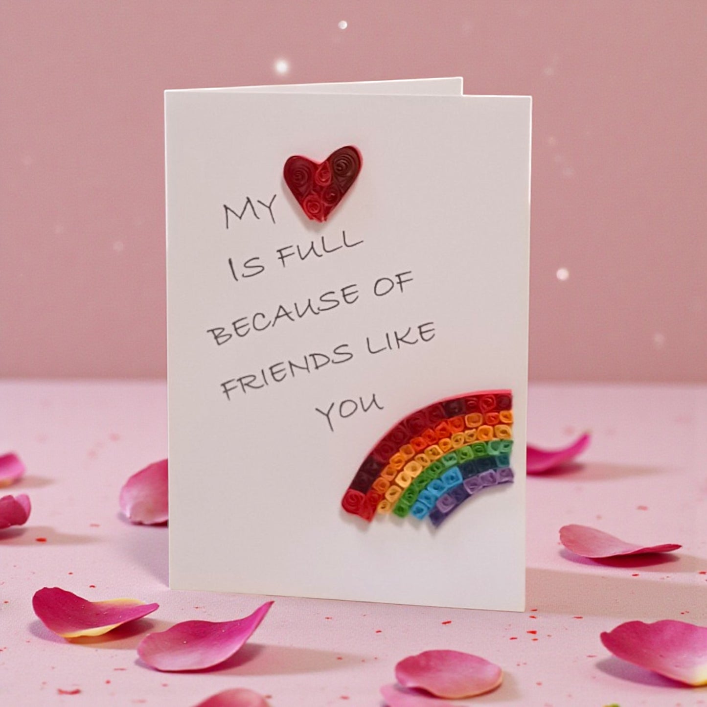 Greeting Card - Heart & Rainbow