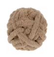 Biscuit colored ball of yarn.