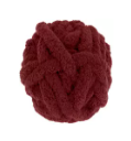 Cranberry ball of yarn.