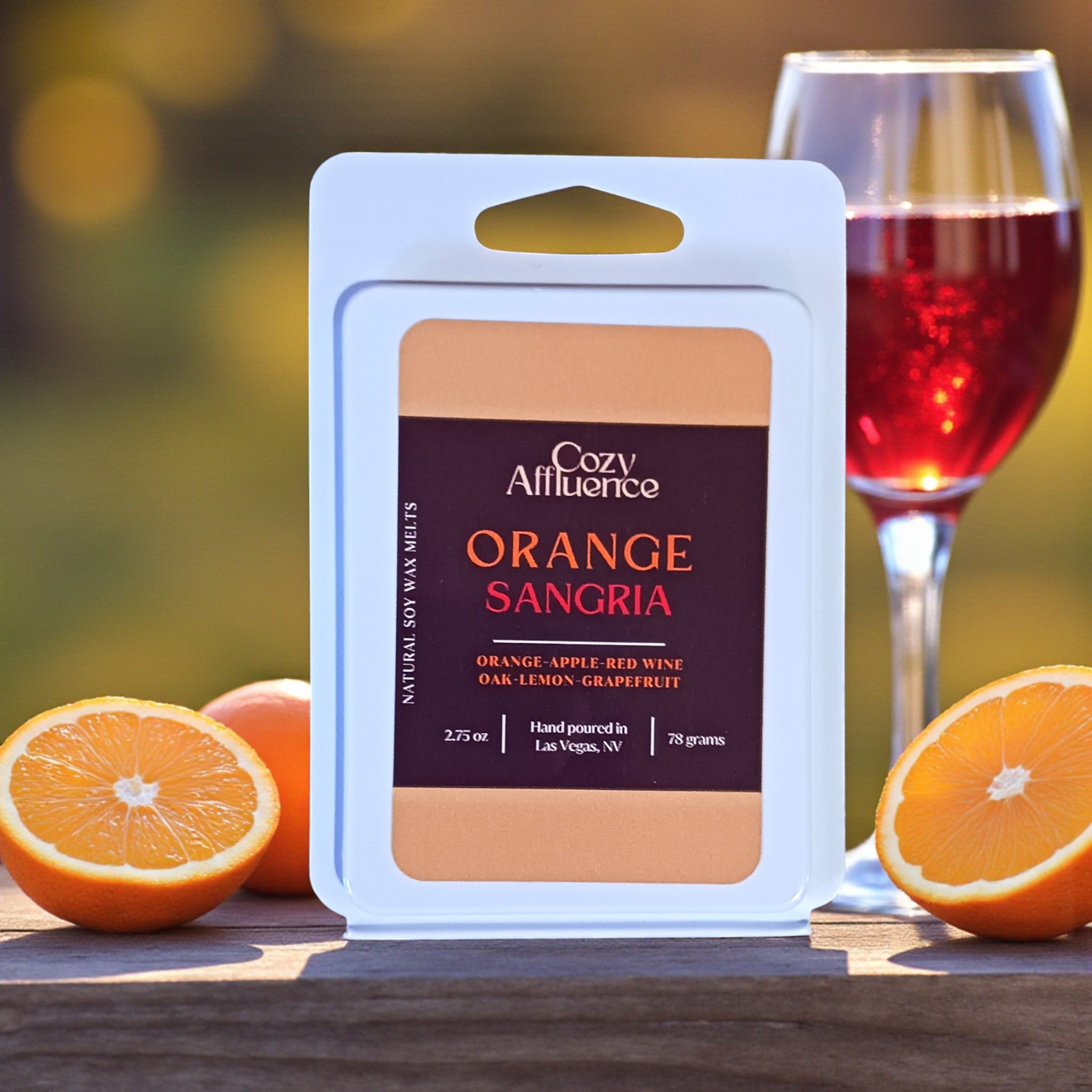 Orange Sangria Wax Melt – Cozy Affluence